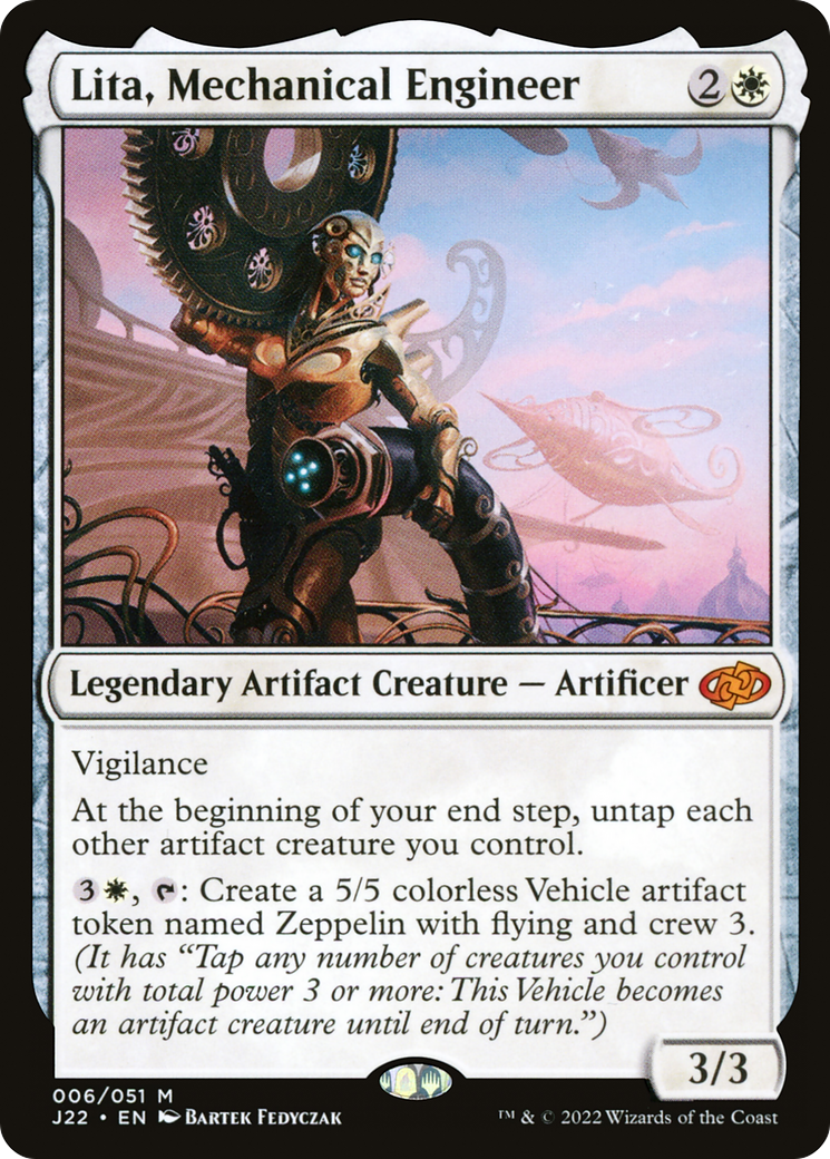 Lita, Mechanical Engineer (J22-006) [Jumpstart 2022] MTG Single Wizards of the Coast