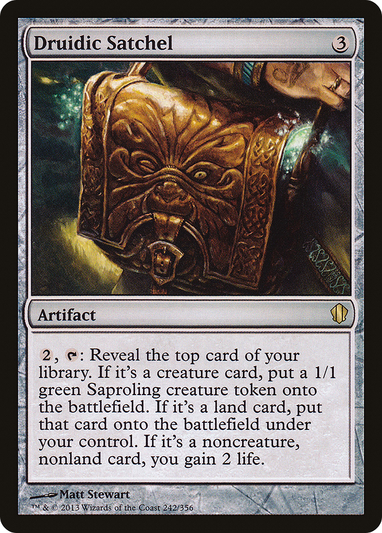 Druidic Satchel (C13-242) [Commander 2013] MTG Single Wizards of the Coast