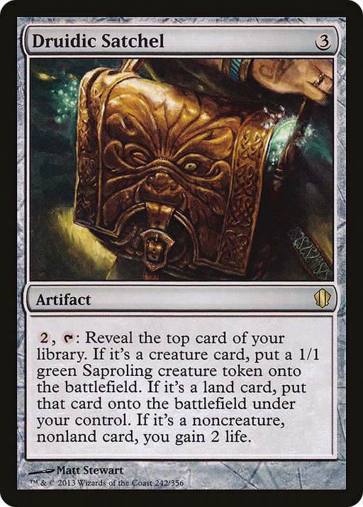Druidic Satchel (C13-242) [Commander 2013] MTG Single Wizards of the Coast
