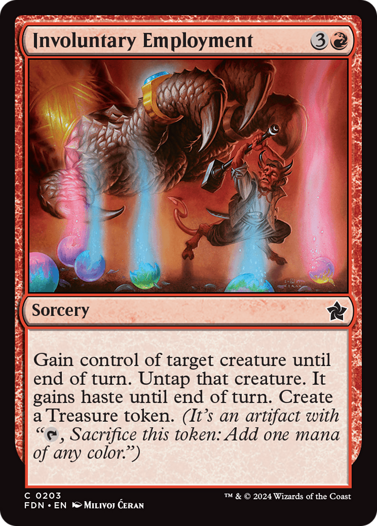 Involuntary Employment (FDN-203) [Foundations] MTG Single Wizards of the Coast