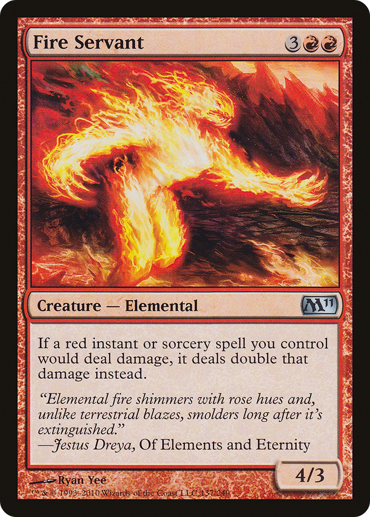 Fire Servant (M11-137) [Magic 2011] MTG Single Wizards of the Coast