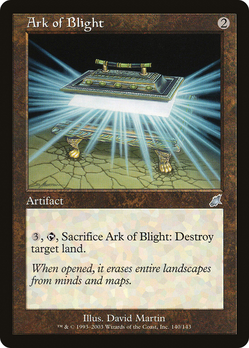 Ark of Blight (SCG-140) [Scourge] MTG Single Wizards of the Coast