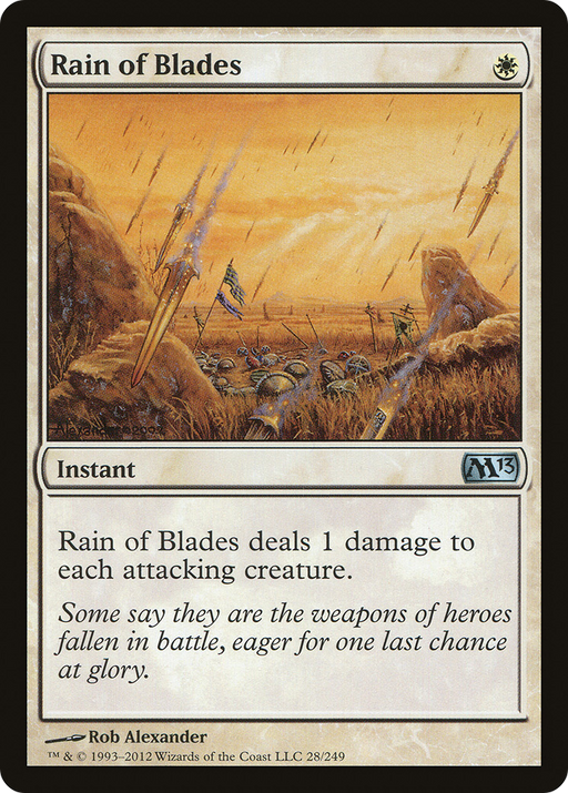 Rain of Blades (M13-028) [Magic 2013] MTG Single Wizards of the Coast