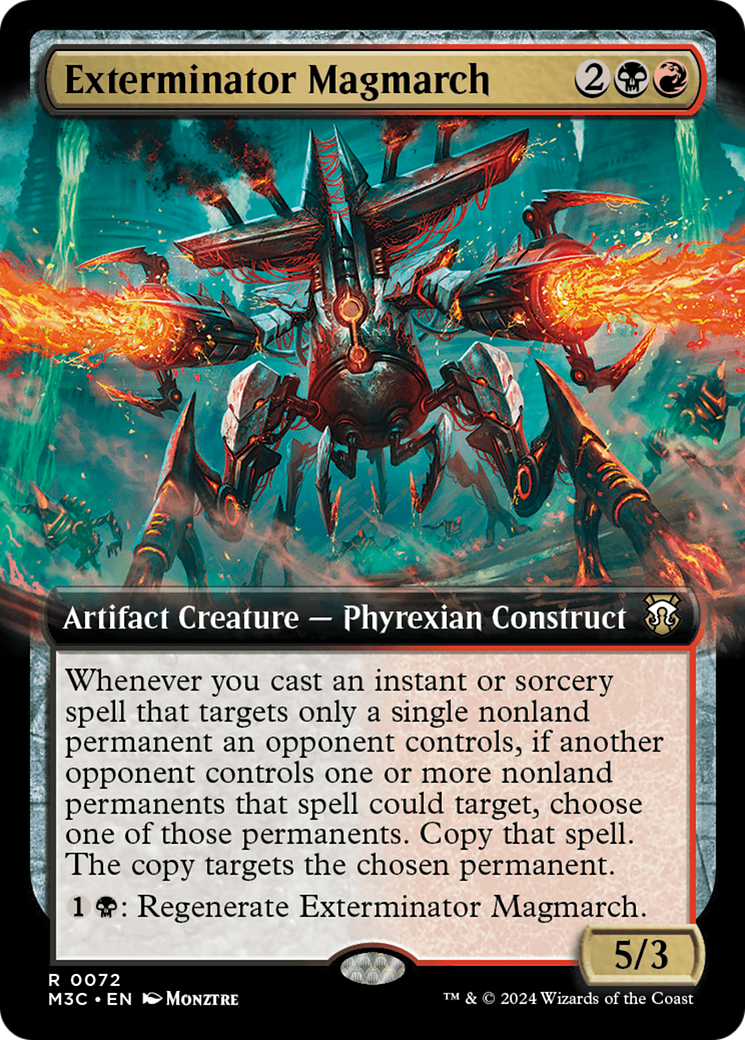 Exterminator Magmarch (M3C-072) [Modern Horizons 3 Commander] (Extended Art) MTG Single Wizards of the Coast