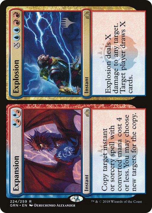 Expansion // Explosion (PPELD-224P) [Guilds of Ravnica Promos] Foil MTG Single Wizards of the Coast