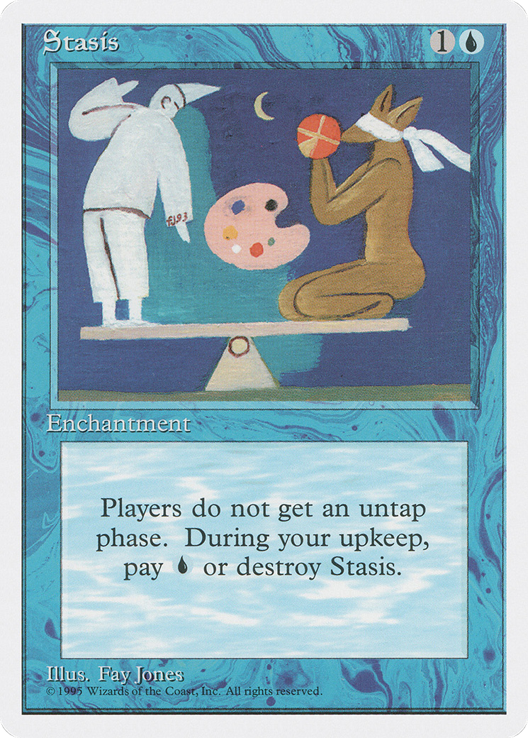 Stasis (4ED-104) [Fourth Edition] MTG Single Wizards of the Coast