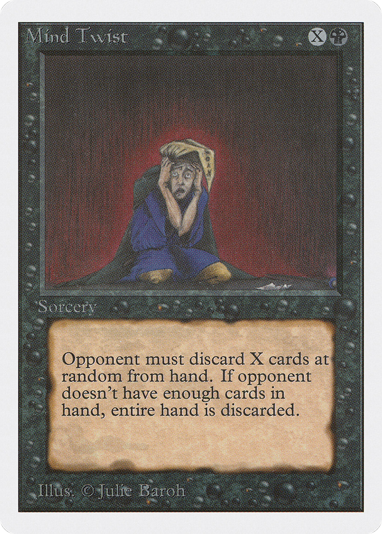 Mind Twist (2ED-116) [Oldschool] Unlimited Edition MTG Single Wizards of the Coast