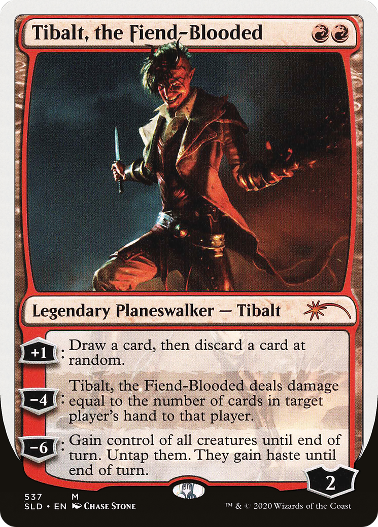Tibalt, the Fiend-Blooded (SLD-537) [Secret Lair] Drop MTG Single Wizards of the Coast