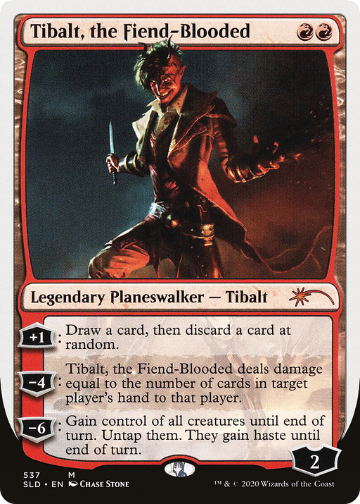 Tibalt, the Fiend-Blooded (SLD-537) [Secret Lair] Drop MTG Single Wizards of the Coast