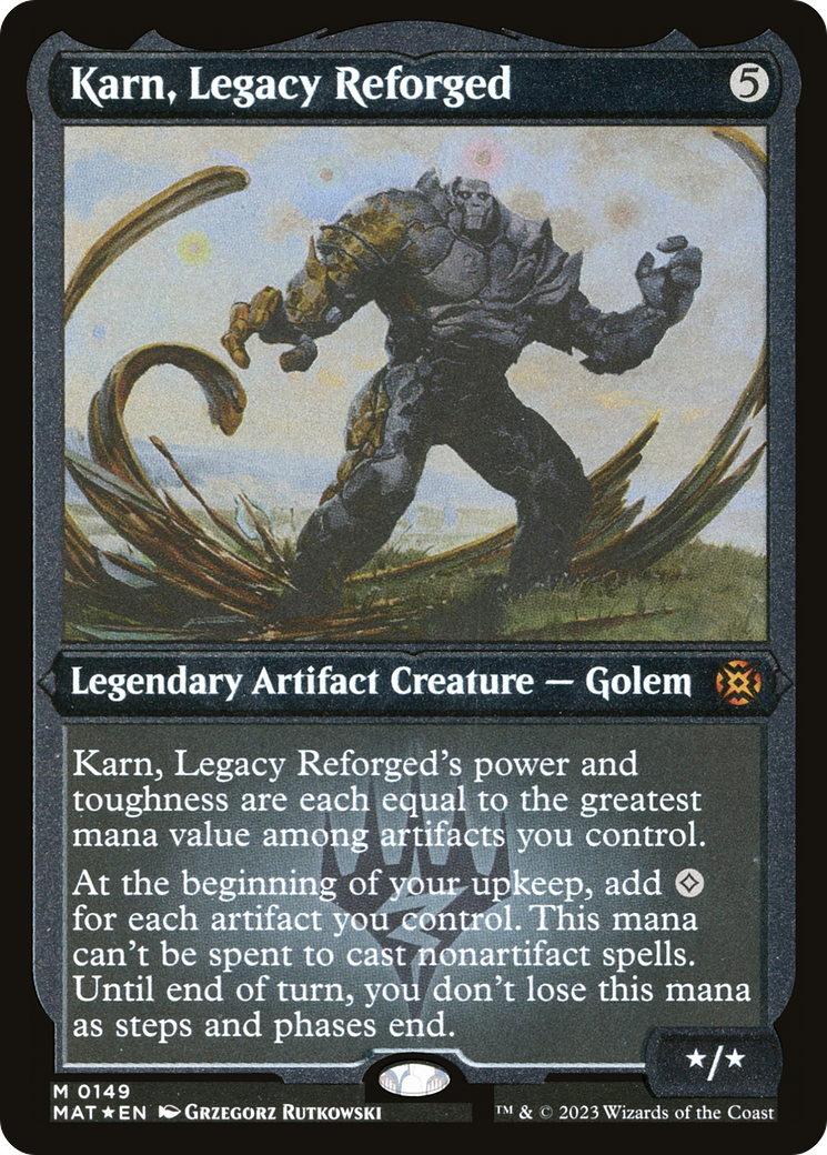 Karn, Legacy Reforged (MAT-149) [March of the Machine: The Aftermath] Etched Foil MTG Single Wizards of the Coast