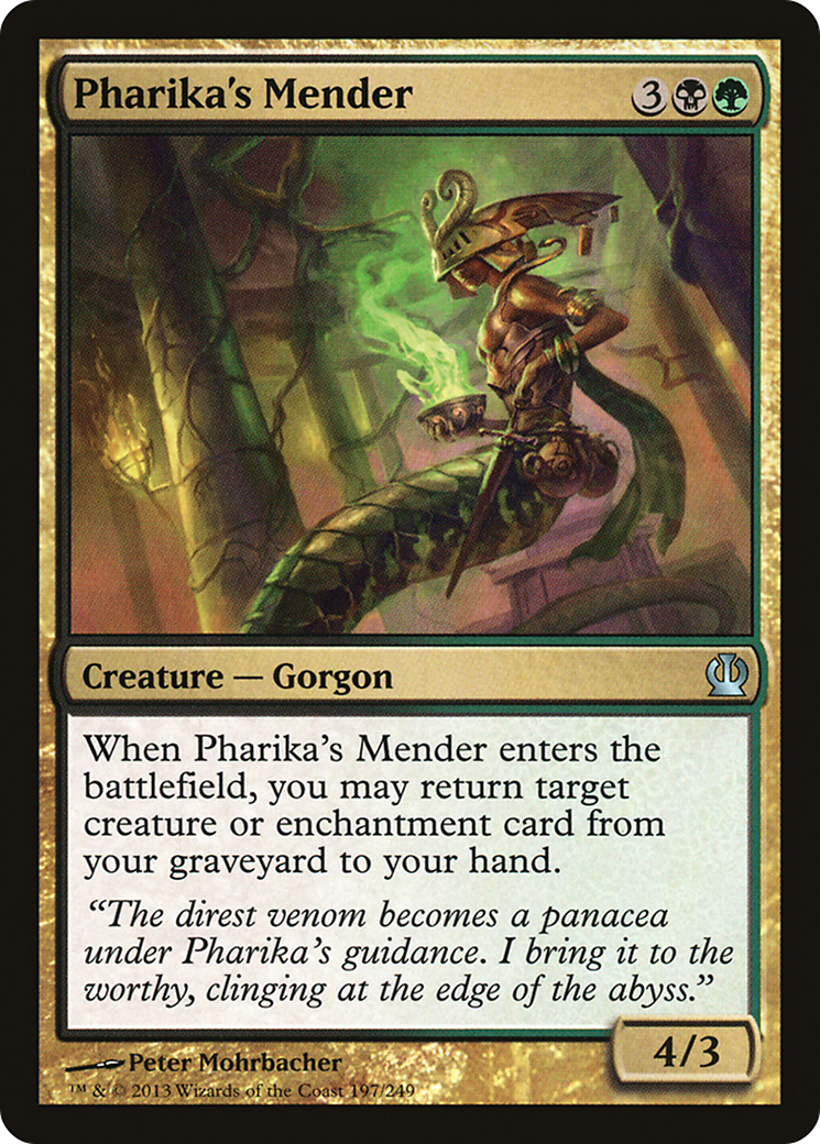 Pharika's Mender (THS-197) [Theros] Foil MTG Single Wizards of the Coast