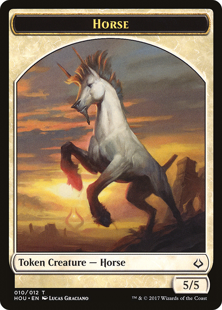 Horse Token (HOU-010) [Tokens] Hour of Devastation Tokens MTG Single Wizards of the Coast
