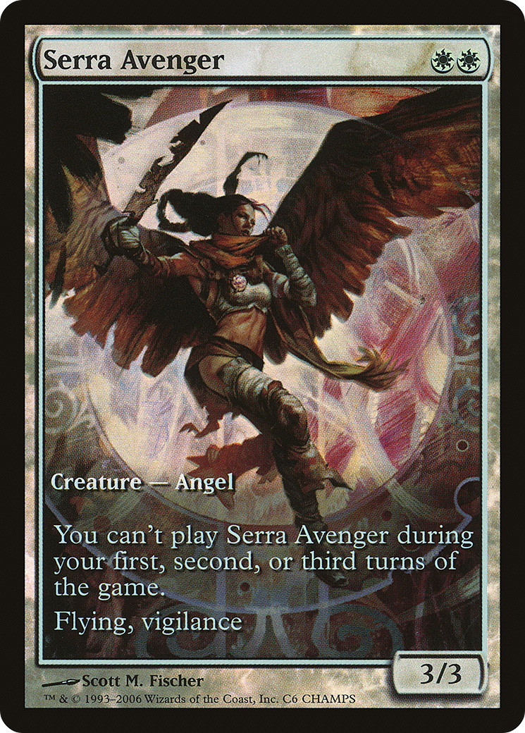 Serra Avenger (CHAMPS-006) [Misc] Champs and States Foil MTG Single Wizards of the Coast