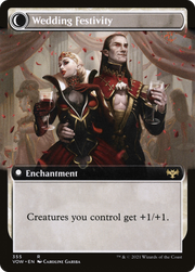 Wedding Announcement (VOW-355) [Innistrad: Crimson Vow] (Extended Art) MTG Single Wizards of the Coast