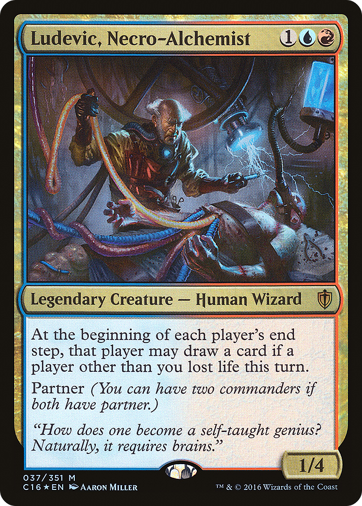 Ludevic, Necro-Alchemist (C16-037) [Commander 2016] Foil MTG Single Wizards of the Coast