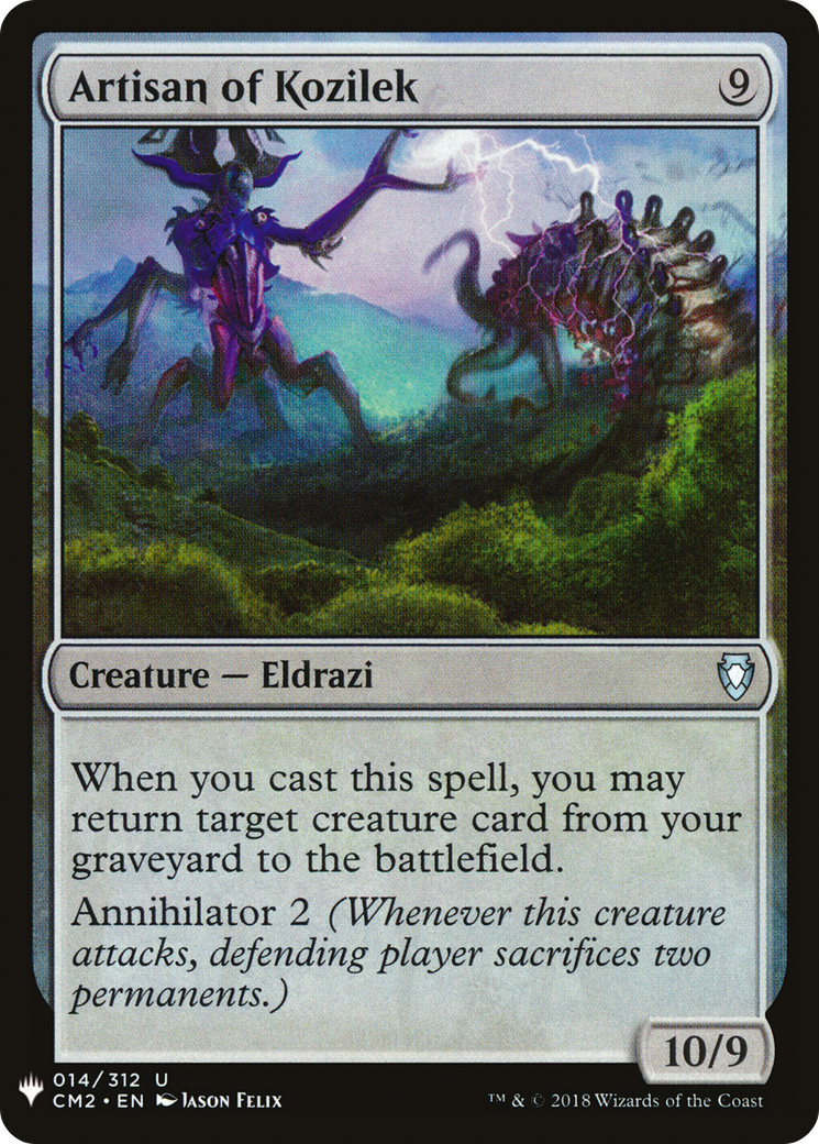 Artisan of Kozilek (LIST-CM2-14) [Mystery Booster] The List MTG Single Wizards of the Coast