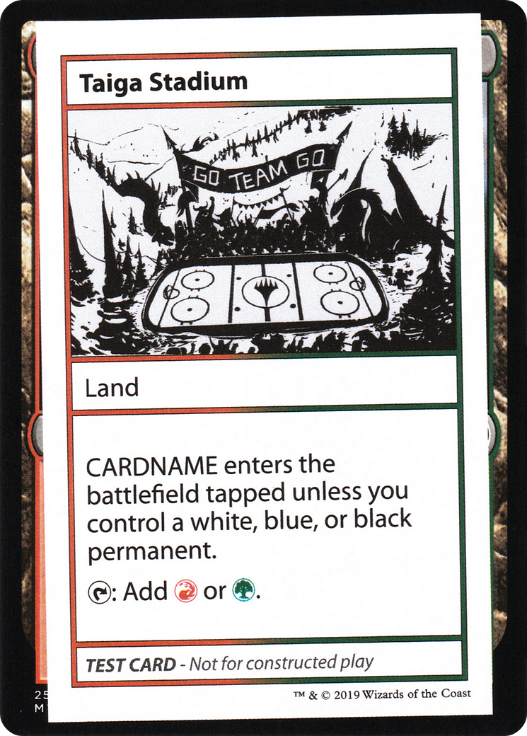 Taiga Stadium (CMB1-120) [Mystery Booster] Playtest Cards 2021 MTG Single Wizards of the Coast