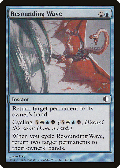Resounding Wave (ALA-054) [Shards of Alara] Foil MTG Single Wizards of the Coast