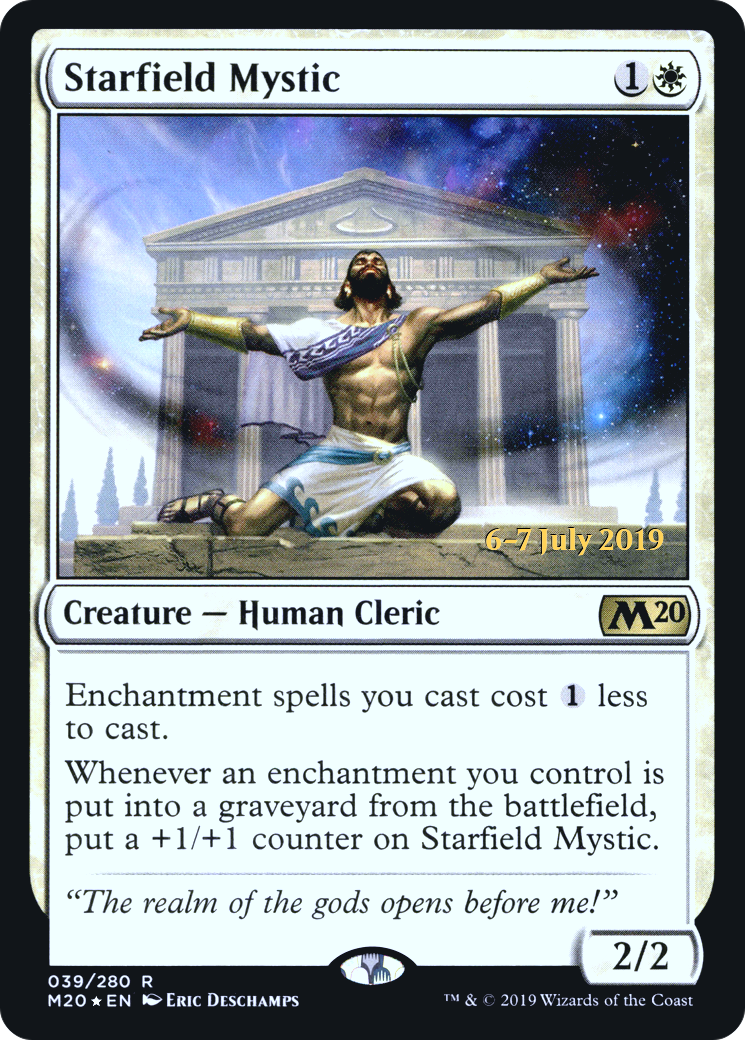 Starfield Mystic (PRE-039) [Core Set 2020 Promos] Foil MTG Single Wizards of the Coast