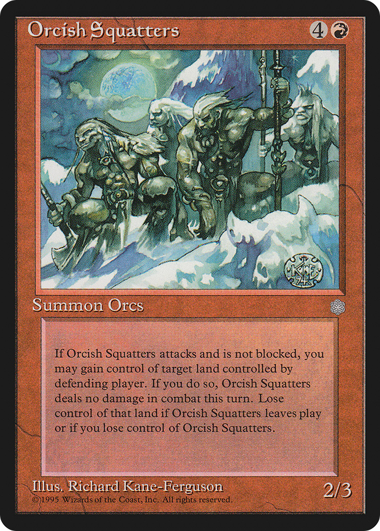 Orcish Squatters (ICE-211) [Ice Age] MTG Single Wizards of the Coast