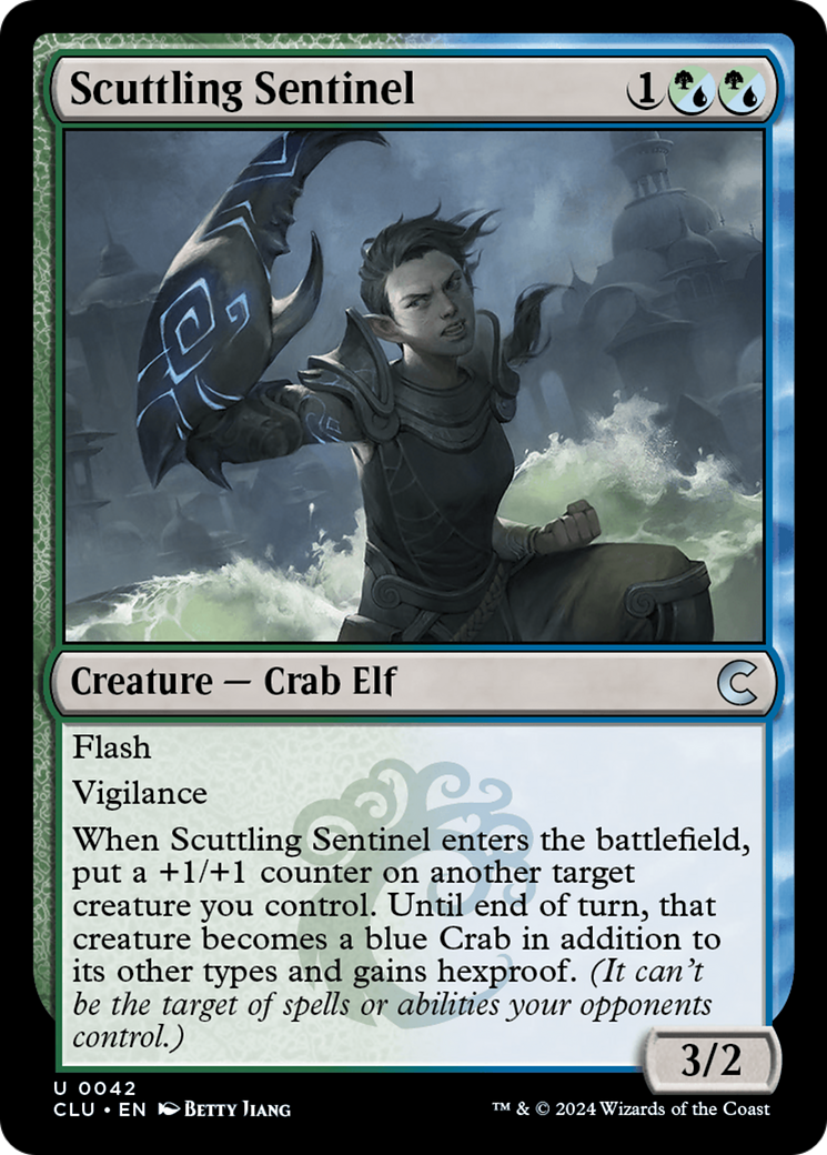 Scuttling Sentinel (CLU-042) [Ravnica: Clue Edition] MTG Single Wizards of the Coast