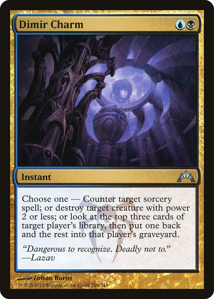 Dimir Charm (GTC-154) [Gatecrash] MTG Single Wizards of the Coast