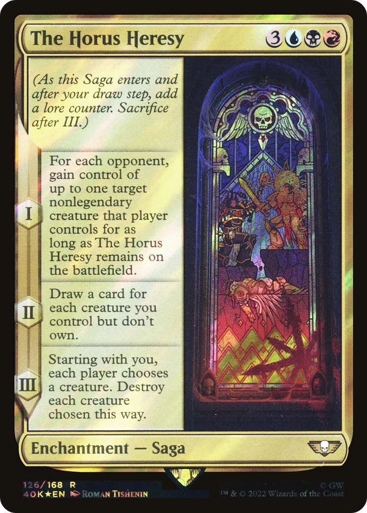 The Horus Heresy (40K-126★) [Warhammer 40,000 Commander] Foil MTG Single Wizards of the Coast