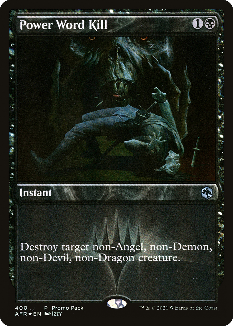 Power Word Kill (PPAFR-400) [Adventures in the Forgotten Realms] MTG Single Wizards of the Coast