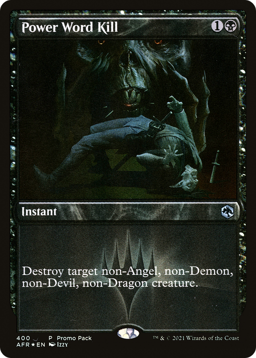 Power Word Kill (PPAFR-400) [Adventures in the Forgotten Realms] MTG Single Wizards of the Coast