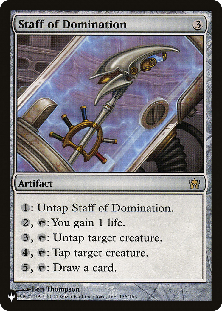 Staff of Domination (LIST-5DN-156) [Mystery Booster] The List MTG Single Wizards of the Coast
