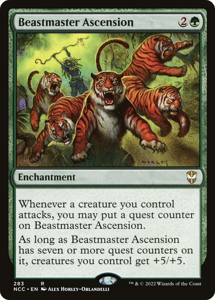 Beastmaster Ascension (NCC-283) [New Capenna Commander] MTG Single Wizards of the Coast