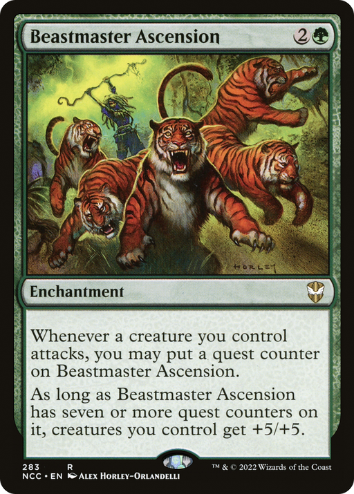 Beastmaster Ascension (NCC-283) [New Capenna Commander] MTG Single Wizards of the Coast