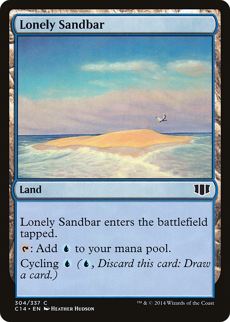 Lonely Sandbar (C14-304) [Commander 2014] MTG Single Wizards of the Coast