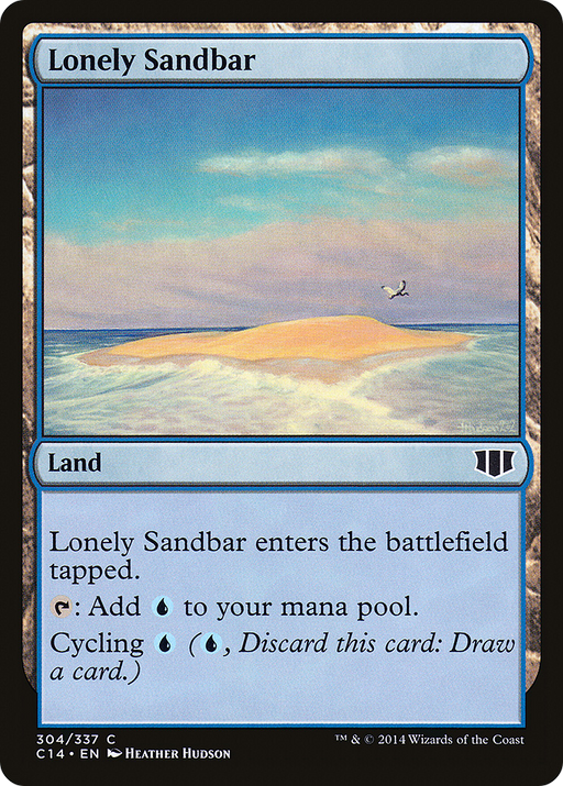Lonely Sandbar (C14-304) [Commander 2014] MTG Single Wizards of the Coast