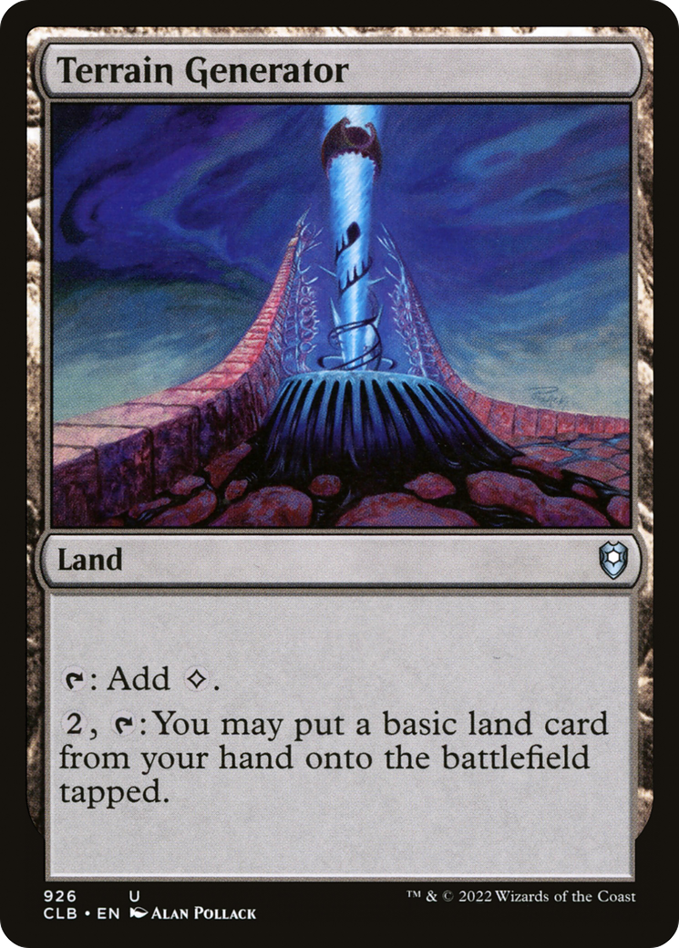 Terrain Generator (CLB-926) [Commander Legends: Battle for Baldur's Gate] MTG Single Wizards of the Coast