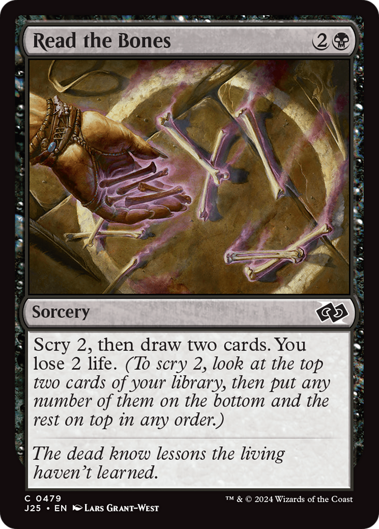Read the Bones (J25-479) [Foundations Jumpstart] MTG Single Wizards of the Coast