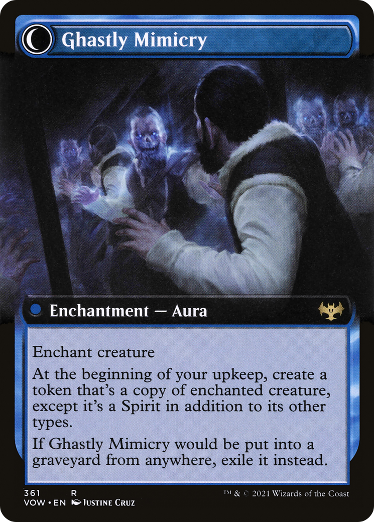 Mirrorhall Mimic (VOW-361) [Innistrad: Crimson Vow] (Extended Art) Foil MTG Single Wizards of the Coast
