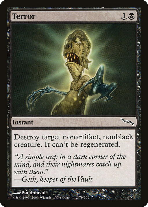 Terror (MRD-079) [Mirrodin] MTG Single Wizards of the Coast