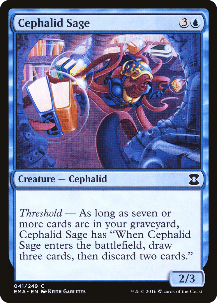 Cephalid Sage (EMA-041) [Eternal Masters] MTG Single Wizards of the Coast