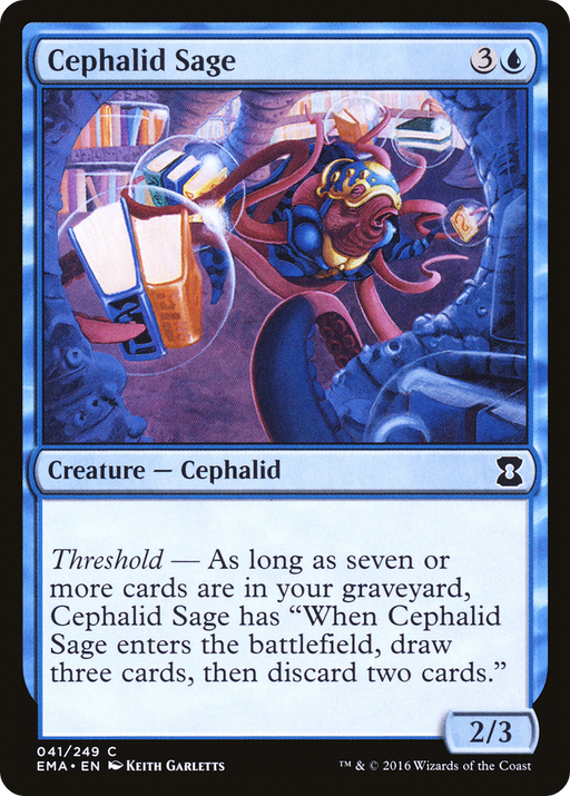 Cephalid Sage (EMA-041) [Eternal Masters] MTG Single Wizards of the Coast