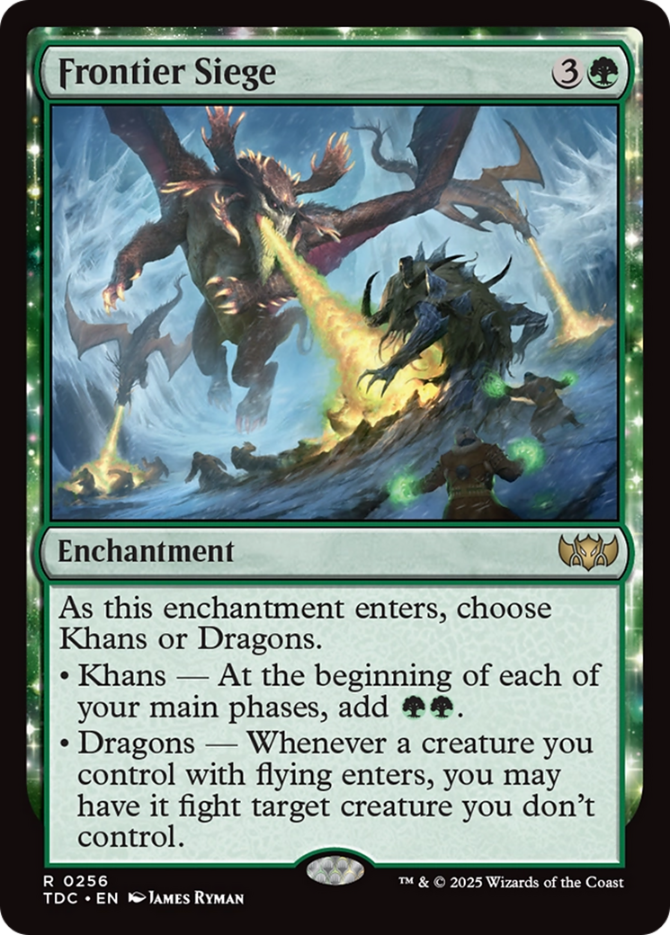 Frontier Siege (TDC-256) [Commander: Tarkir: Dragonstorm] MTG Single Wizards of the Coast