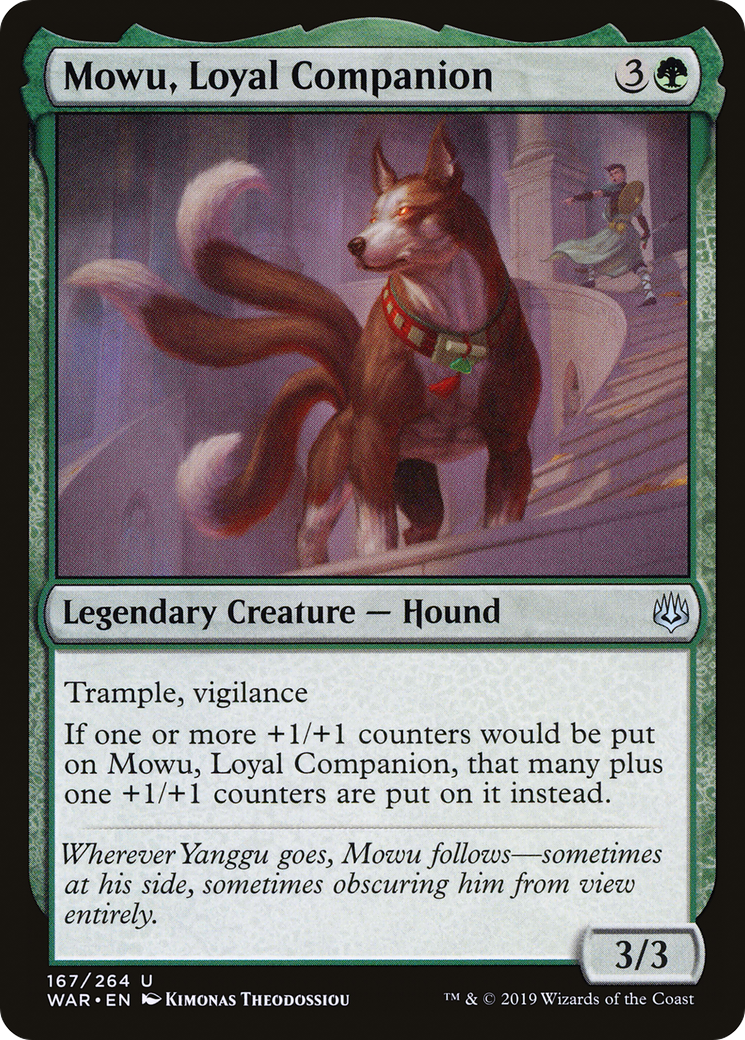 Mowu, Loyal Companion [War of the Spark] MTG Single Magic: The Gathering