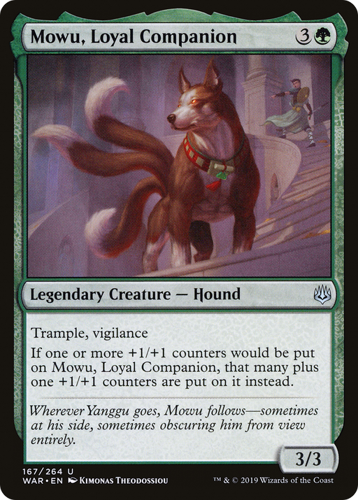 Mowu, Loyal Companion (WAR-167) [War of the Spark] Foil MTG Single Wizards of the Coast