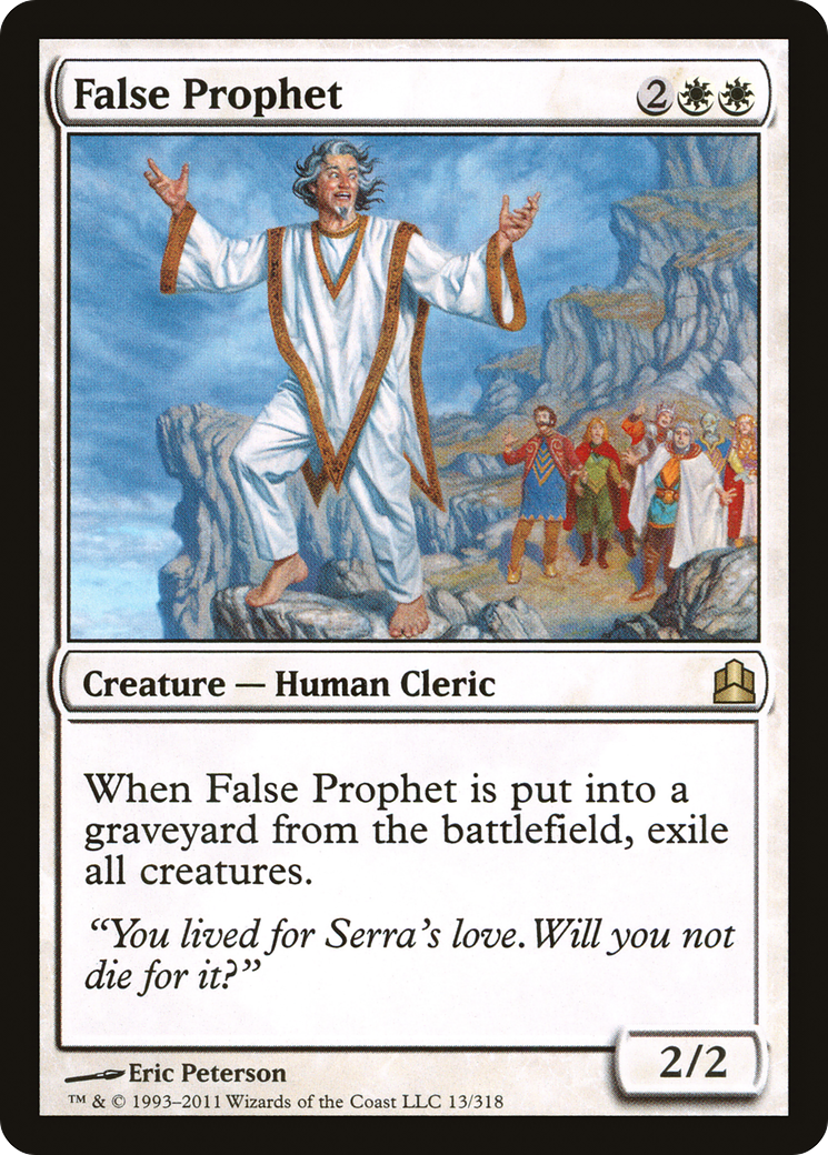 False Prophet (CMD-013) [Commander 2011] MTG Single Wizards of the Coast
