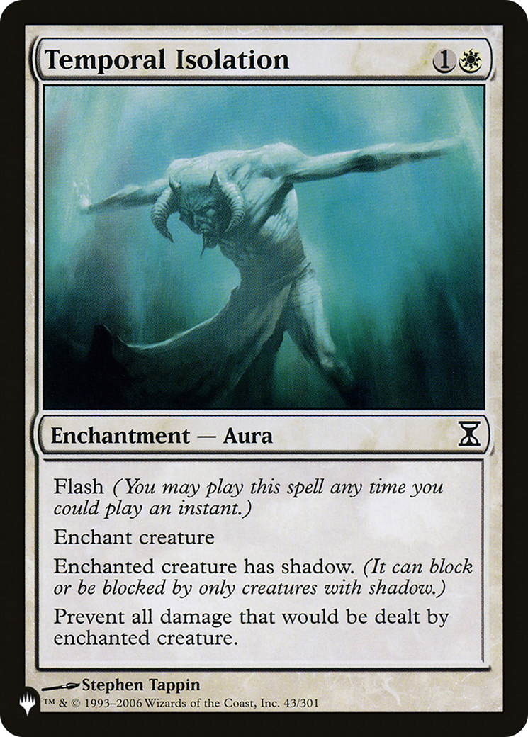 Temporal Isolation (LIST-TSP-43) [Mystery Booster] The List MTG Single Wizards of the Coast