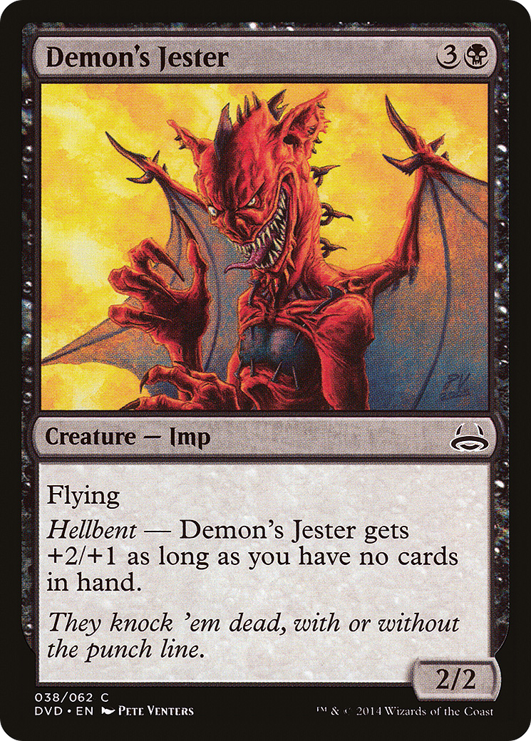 Demon's Jester (DD3-038) [Misc] Duel Decks Anthology: Divine vs. Demonic MTG Single Wizards of the Coast