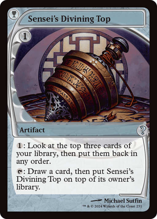 Sensei's Divining Top (Future Sight) (MB2-231) [Mystery Booster] Mystery Booster 2 Foil MTG Single Wizards of the Coast