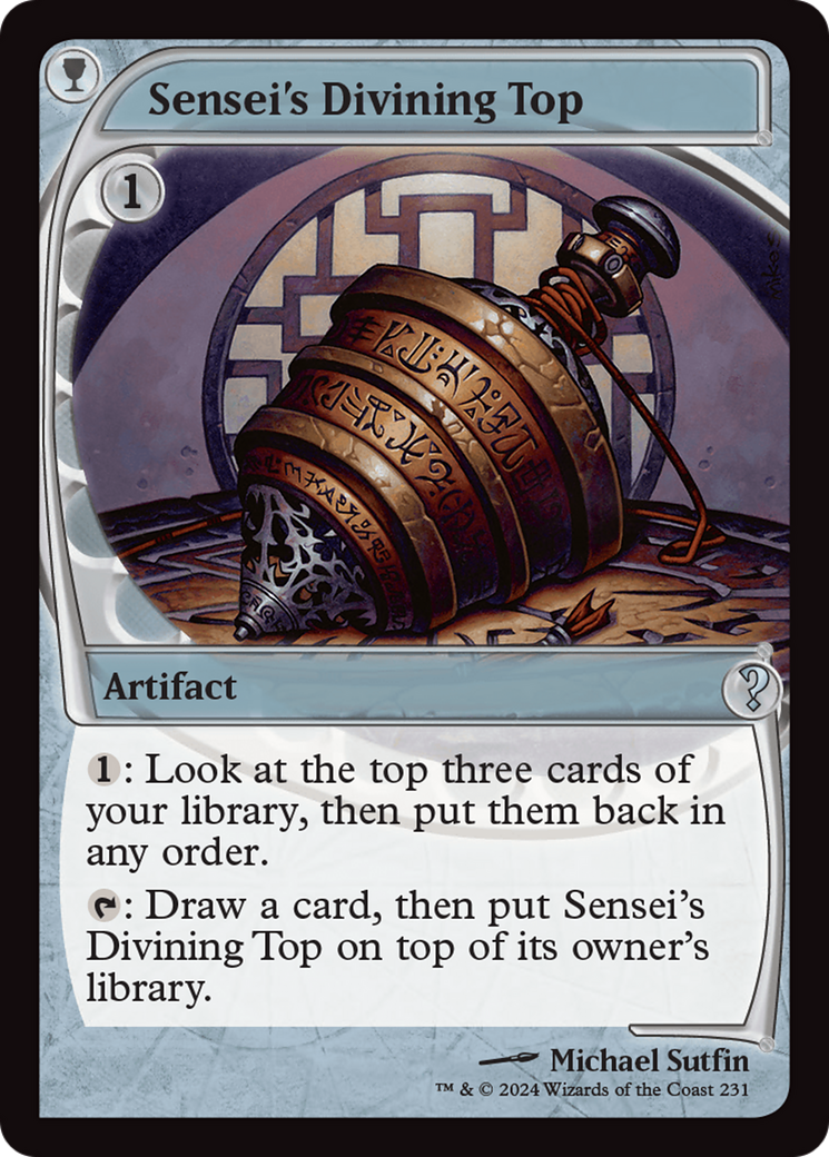 Sensei's Divining Top (Future Sight) (MB2-231) [Mystery Booster] Mystery Booster 2 MTG Single Wizards of the Coast