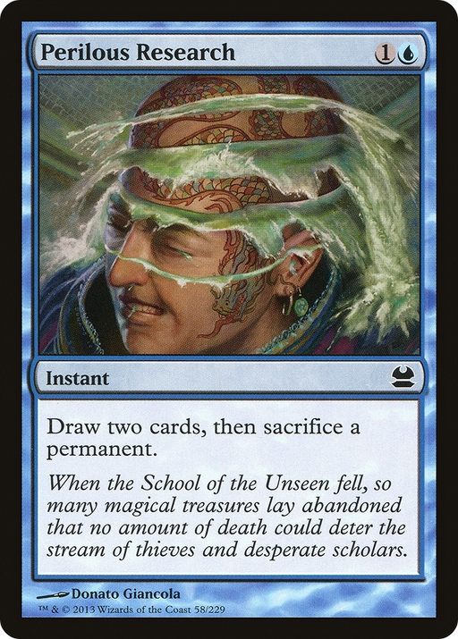 Perilous Research (MMA-058) [Modern Masters] MTG Single Modern Masters