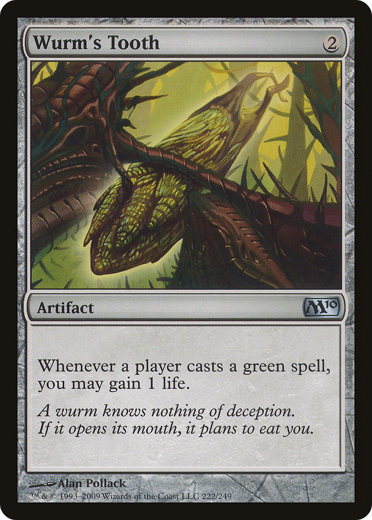 Wurm's Tooth (M10-222) [Magic 2010] Foil MTG Single Wizards of the Coast